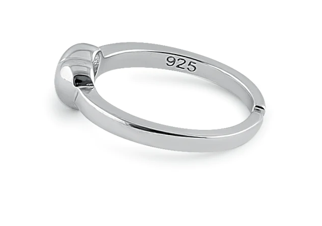 Sterling Silver Puffy Heart Toe Ring