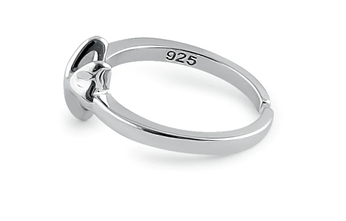 Sterling Silver Fox Toe Ring